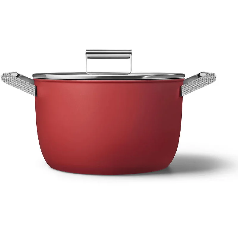 Smeg 26cm Non-Stick Casserole CKFC2611RDM