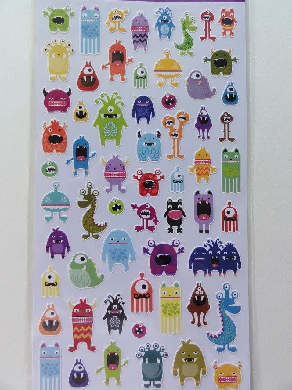 Kawaii Cute Sticko Monster Sticker Sheet