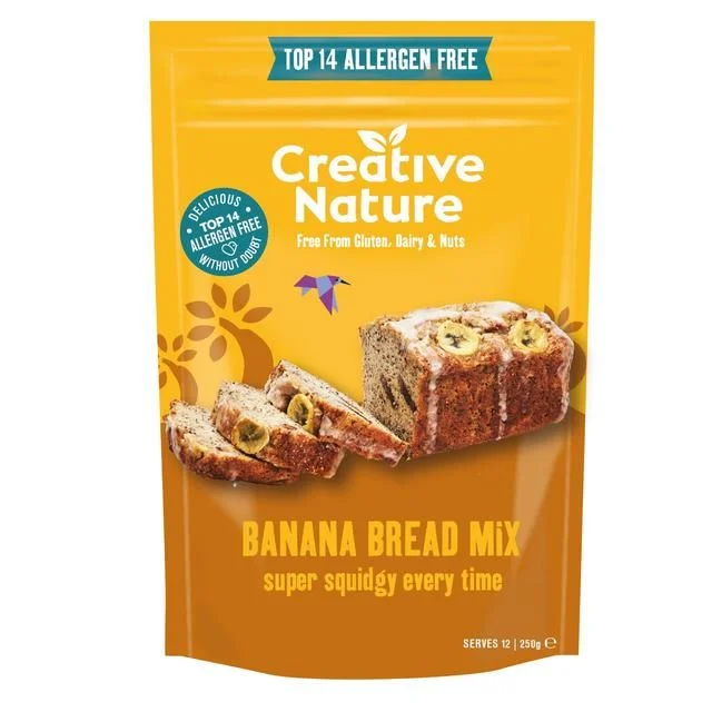 Creative Nature Organic Wholegrain Banana Bread Mix    250g