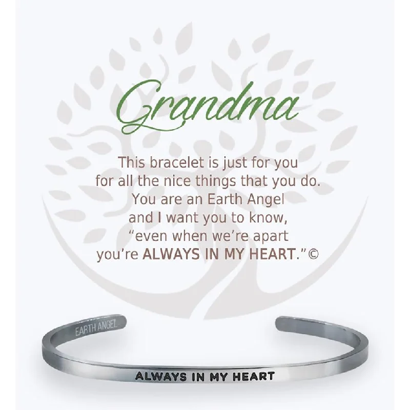 Earth Angel : Grandma Cuff Bracelet in Silver