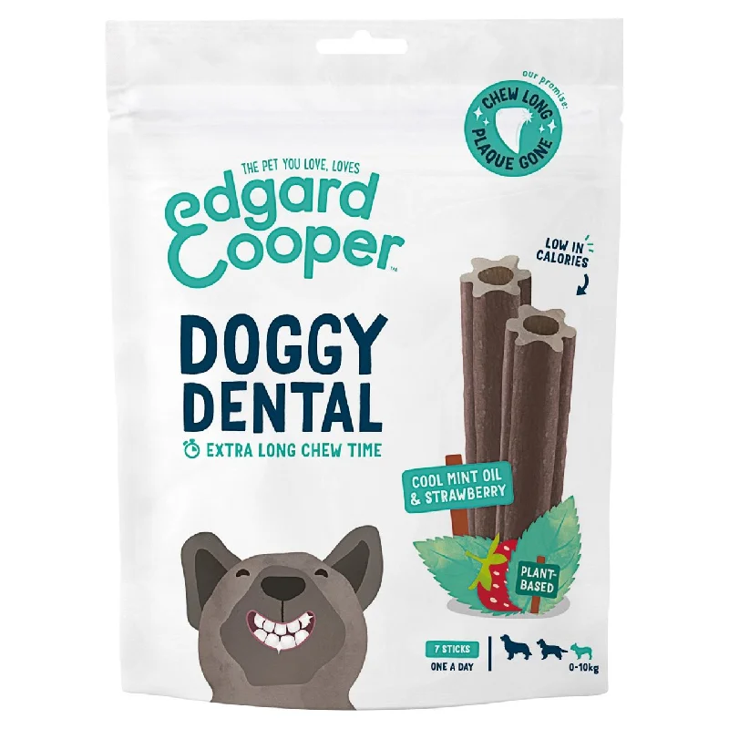 9. **Dog paw cream is winter**Edgard & Cooper Strawberry & Mint Small Dog Dental Sticks 7 per pack