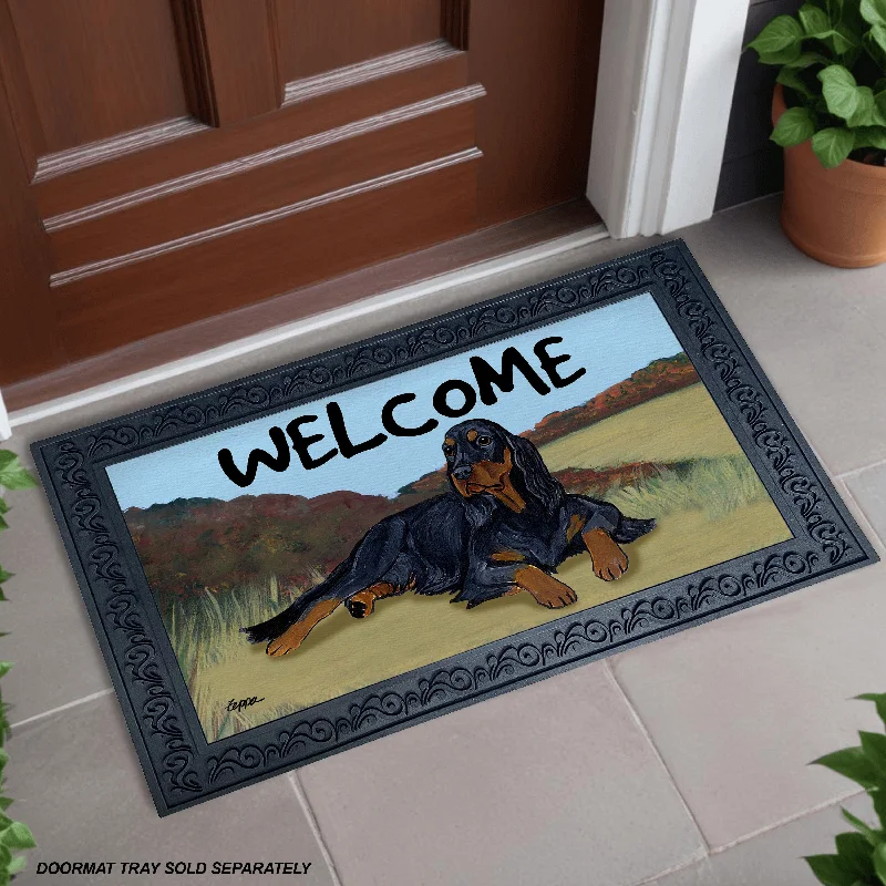 Gordon Setter Welcome Mat