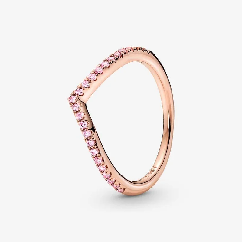 PANDORA : Pandora Timeless Wish Sparkling Pink Ring