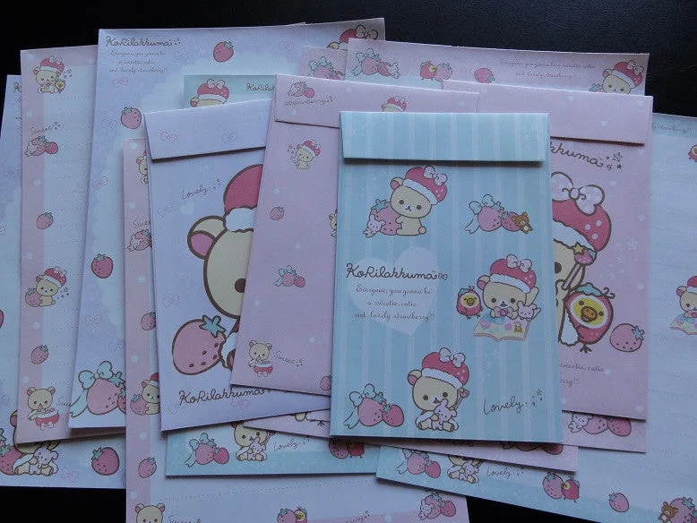 San-X Korilakkuma Bear Letter Sets