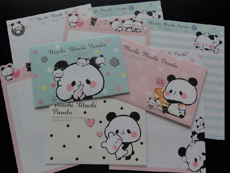 Cute Kawaii Kamio Mochi Panda Letter Sets - B