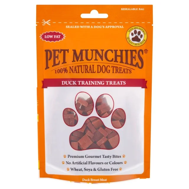 - Food for large dogsPet Munchies Duck Dog Training Dog Treats   50g