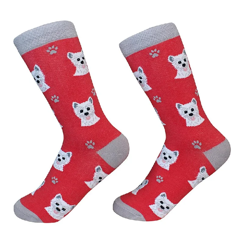 Dog Breed Crew Socks - Westie