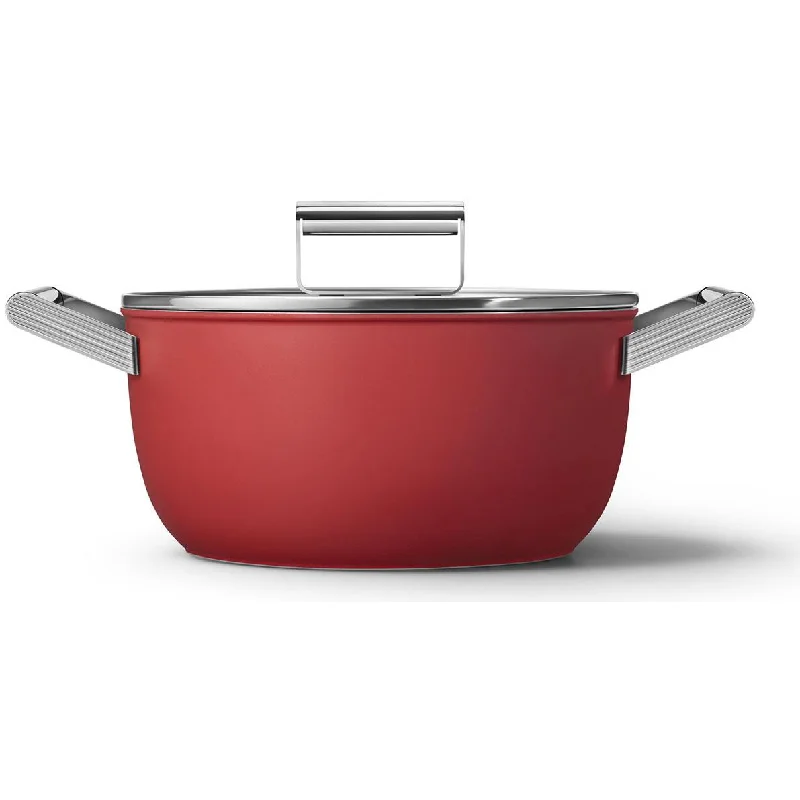 Smeg 24cm Non-Stick Casserole CKFC2411RDM