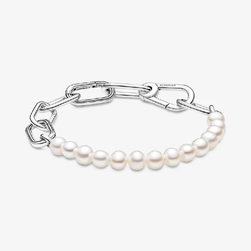 PANDORA : Pandora ME Freshwater Cultured Pearl Bracelet with 2 Connectors