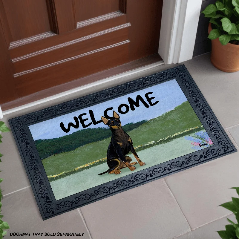 - Cat scratching board toy recommendationsToy Manchester Terrier Welcome Mat