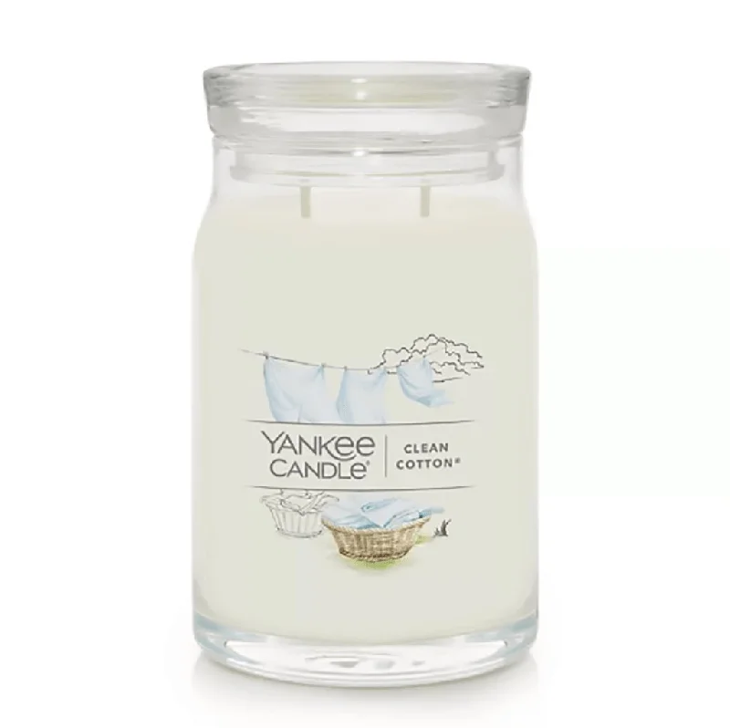 Yankee Candle : Signature Large Jar Candle in Clean Cotton®