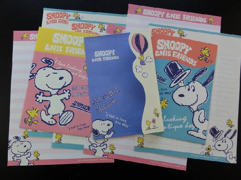 z Peanuts Snoopy Letter Sets - A