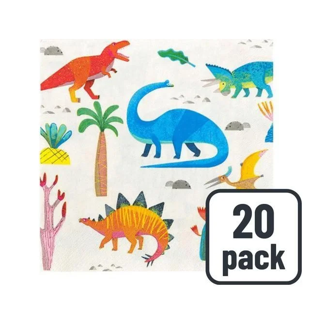 Dinosaur Paper Napkins   20 per pack