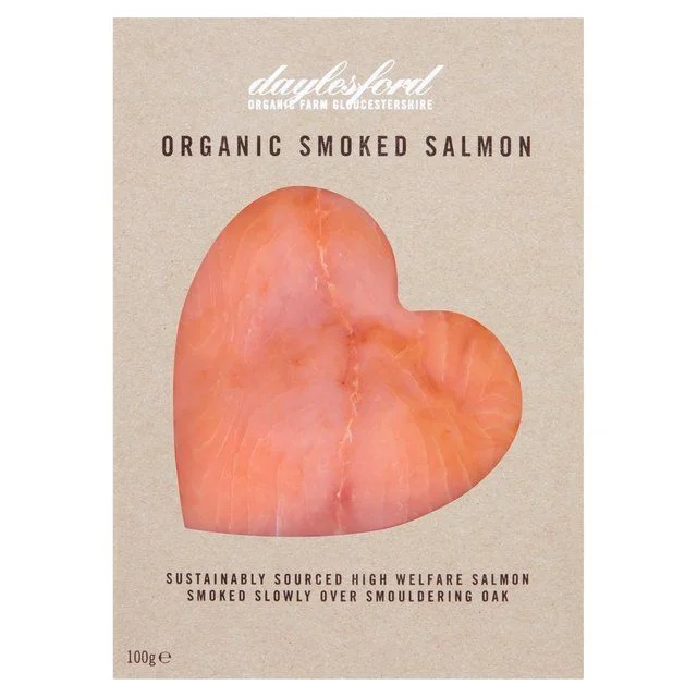 Daylesford Organic Smoked Salmon   100g