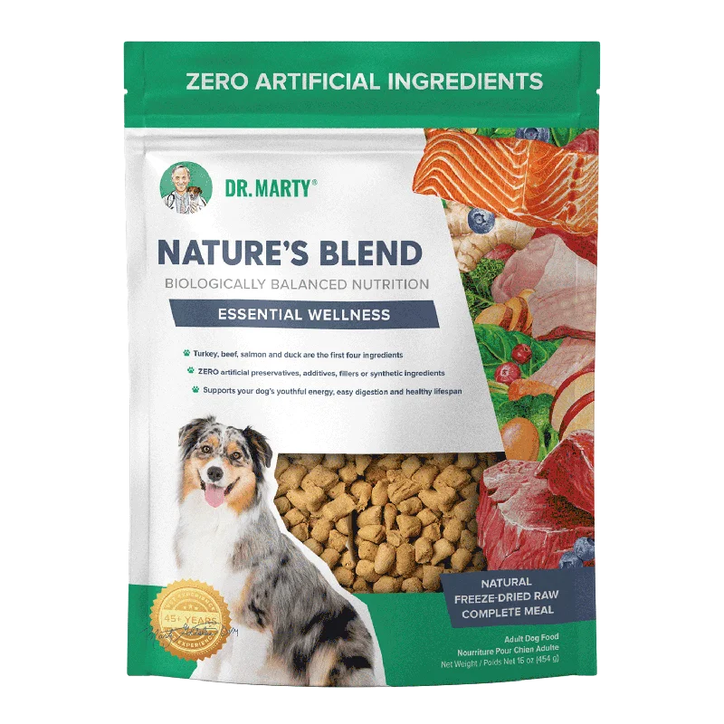 - How is Birgi dog foodDr. Marty Nature’s Blend Essential Wellness Premium Freeze-Dried Raw Dog Food