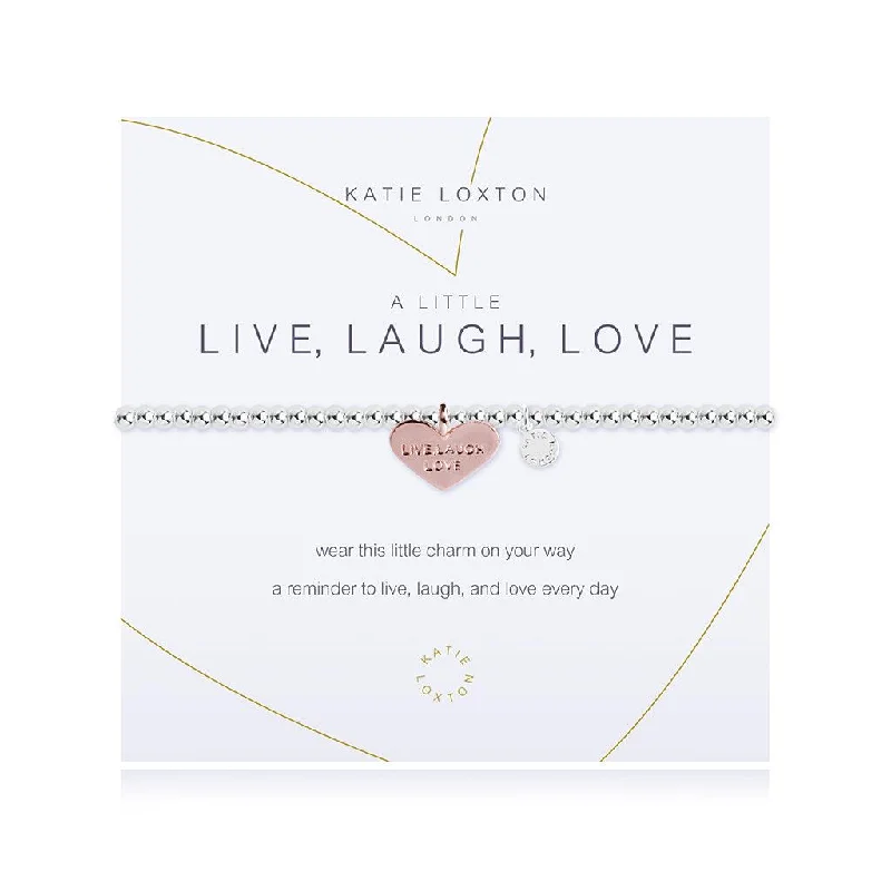 Katie Loxton :  A Little Live Laugh Love Bracelet