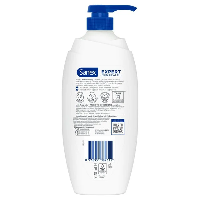 Sanex Expert Moisturising Shower Gel   720ml