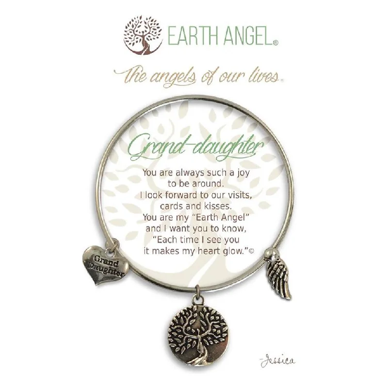 Earth Angel : Grand-Daughter Bracelet in Silver