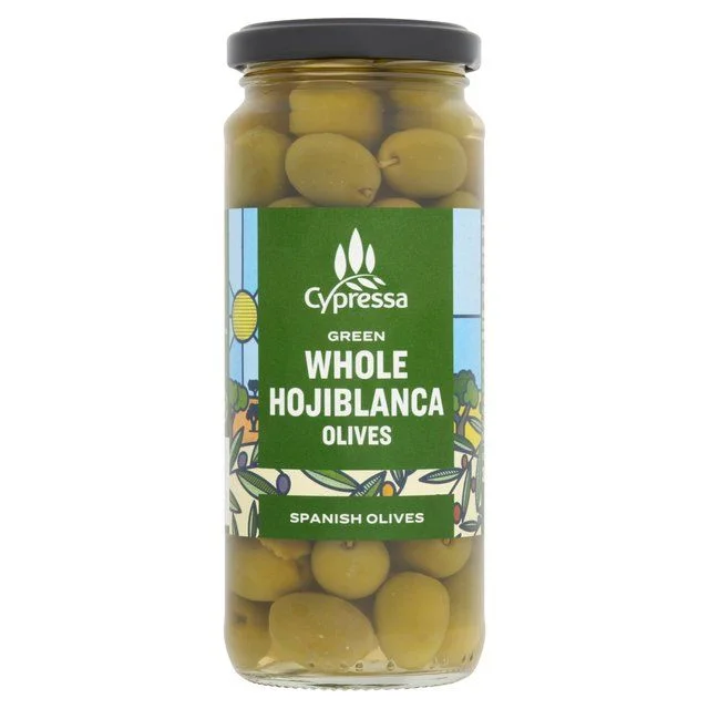 Cypressa Whole Green Olives   340g