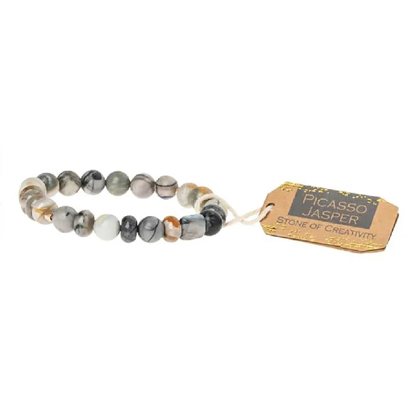 Scout Curated Wears : Picasso Jasper Stone Bracelet - Stone of Creativity