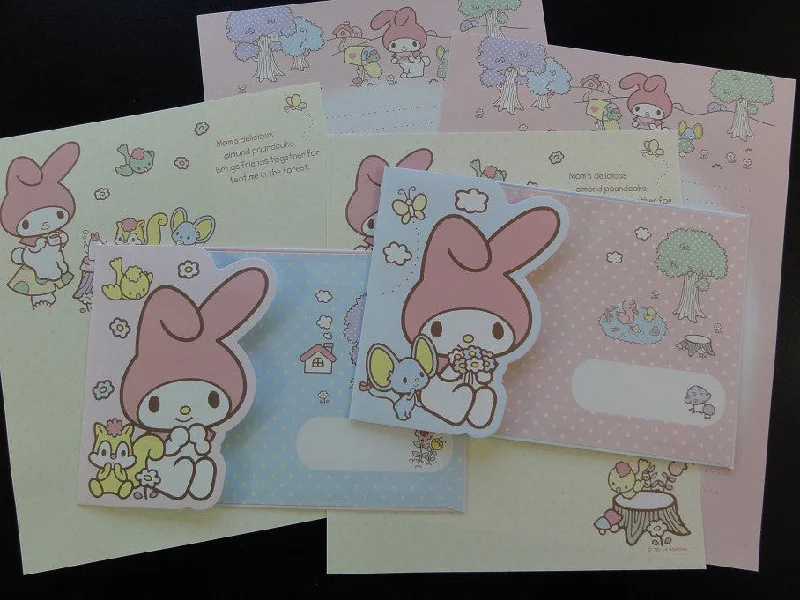 Cute Kawaii Sanrio My Melody Tea Time in the Forest Letter Sets