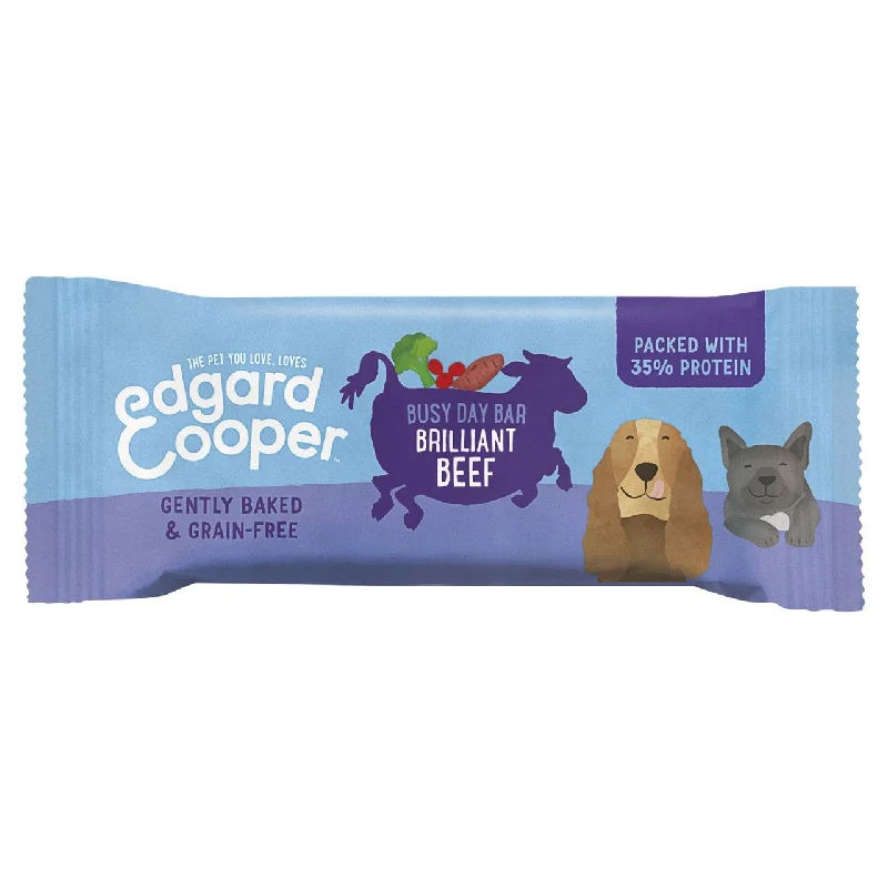 - Hypoallergenic dog foodEdgard & Cooper Grain Free Busy Day Bar with Beef Dog Treat 25g