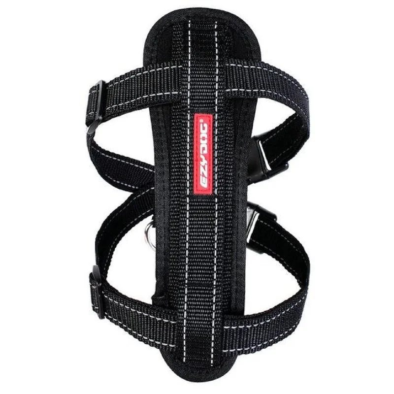 4. **Dog muzzle is breathable**EzyDog Chest Plate Black Dog Harness Large