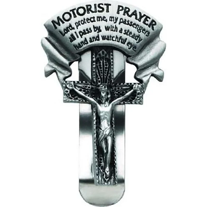 Cathedral Art : Motorist Prayer Auto Visor Clip