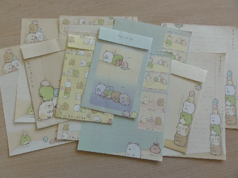 San-X Sumikko Gurashi Corner Letter Sets - A