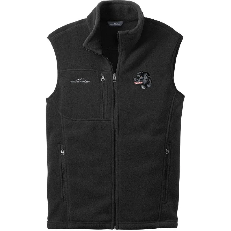 Staffordshire Bull Terrier Embroidered Mens Fleece Vest