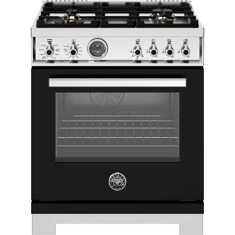 Bertazzoni 30-inch Freestanding Dual Fuel Range PRO304BFEPNET