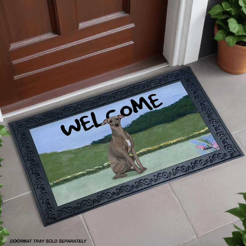 Italian Greyhound Welcome Mat