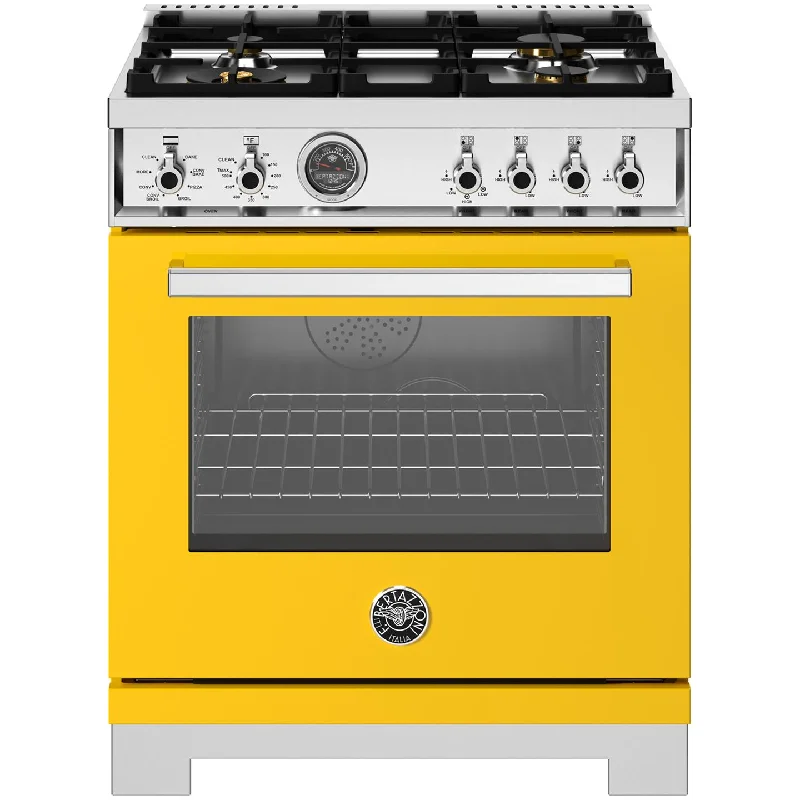 Bertazzoni 30-inch Freestanding Dual Fuel Range PRO304BFEPGIT