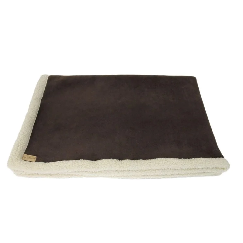 6. **Cat nest winter warmth**Earthbound Sherpa Chocolate Pet Blanket Large