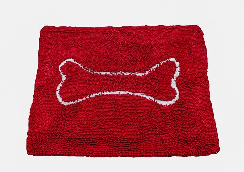 7. **Pet clothes are thickened in winter**Soggy Doggy Doormat Cranberry/Oatmeal Bone - Large 26"x36"