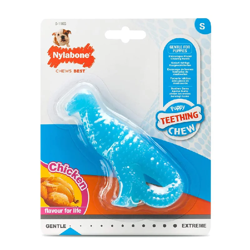 6. **Classification by brand**Nylabone Teething Puppy Dental Dino Chew Toy - S